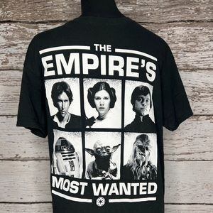 Star Wars Empire’s Most Wanted graphic T-Shirt sz M